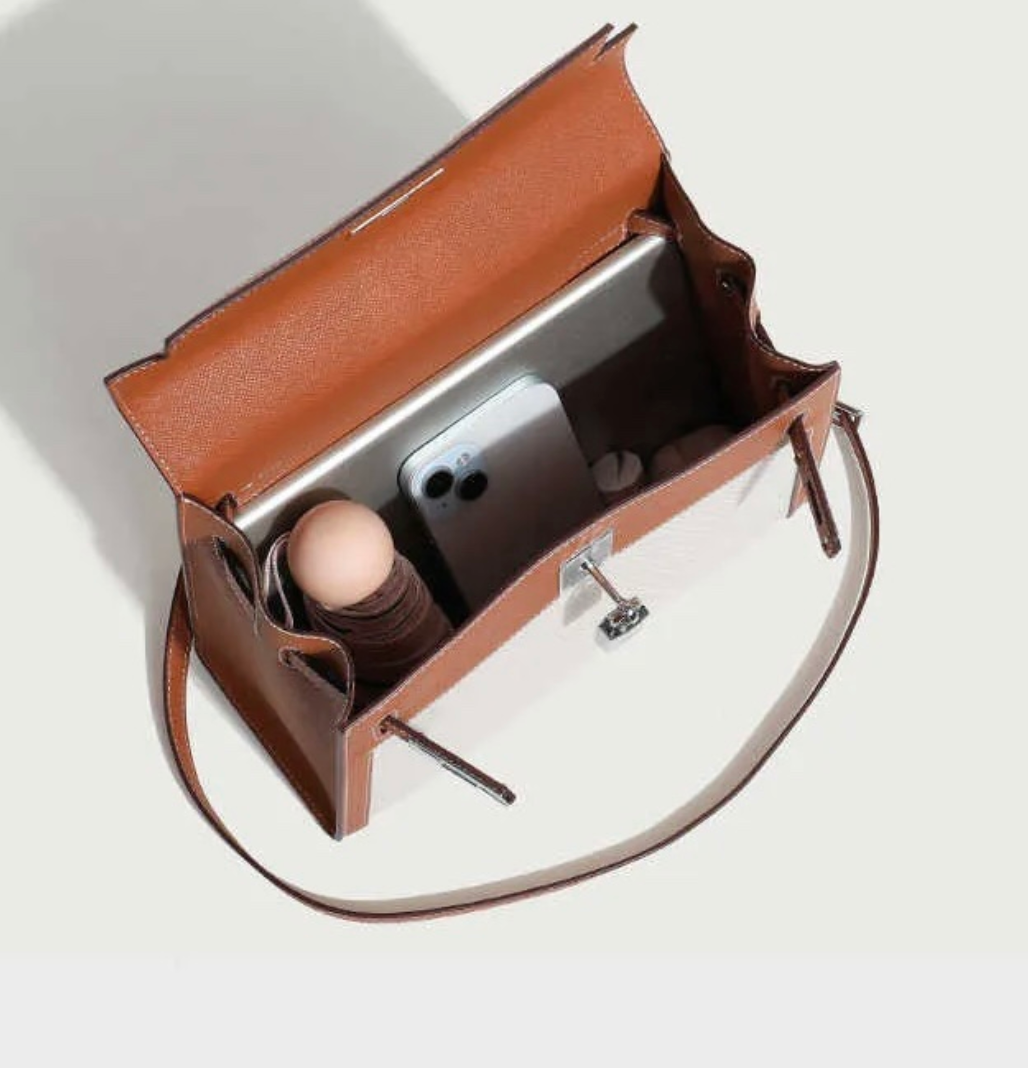 Hermès Micro Mini Kelly Gold Swift & Ecru Toile Palladium