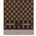 Chanel CC Monogram Cashmere Scarf